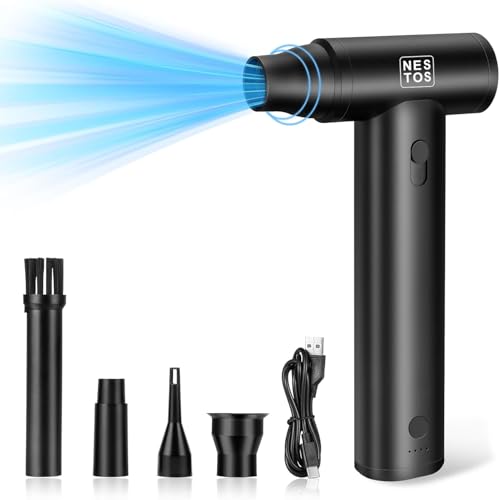 NESTOS Souffleur air électrique USB-C rechargeable 125000 tr/min