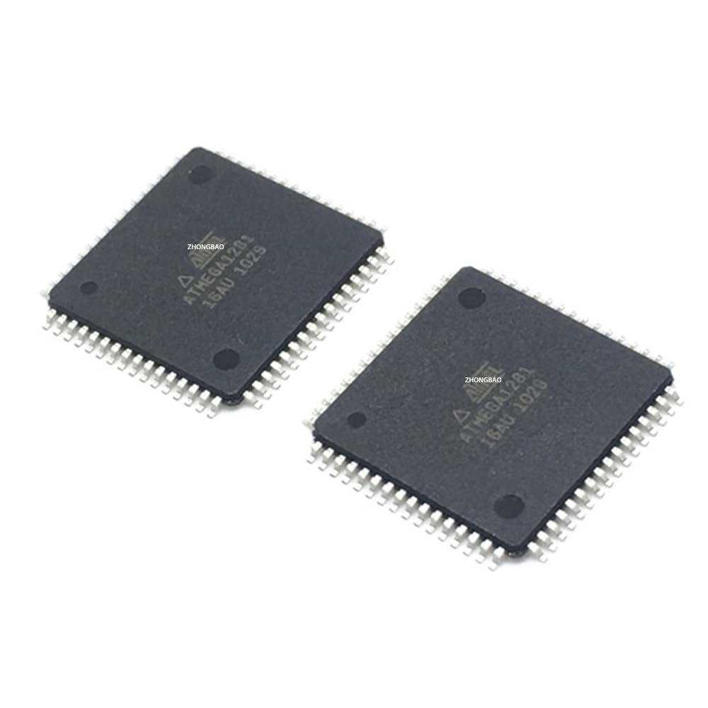 5pieces ATMEGA1281-16AU ATMEGA1281 ATMEGA1281-16 MCU 8-bit AVR RISC 128KB Flash 3.3V/5V 64-PINS TQFP Tray