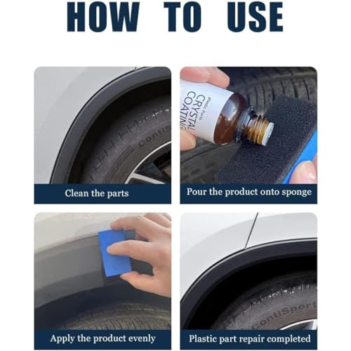 Plastics Parts Crystal Coating para automóviles 5Pcs miniatura 7
