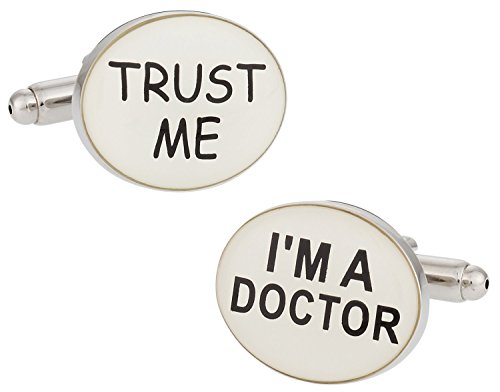 Mancuernillas Trust Me Doctor Physician para hombre miniatura 1