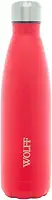 WOLFF - Garrafa Térmica de Aço Inox Parede Dupla Ice Vermelha 500ml