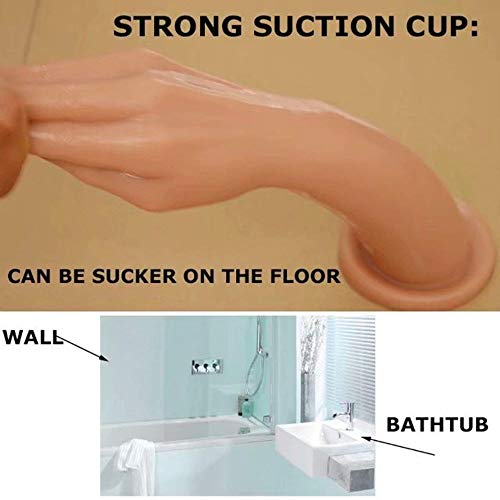 膣肛門拡張ディルド アナルプラグ 吸盤式バイブレーター固定使用ディルド手型大人おもちゃ(スキントーン) - 画像5