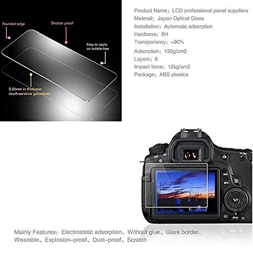 Image of FND Tempered Glass Compatible with Sony Alpha ZV-E10L kit 16-50mm Lens
