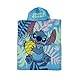 Disney Offizieller Lilo and Stitch Kapuzenhandtuch-Poncho, superweiches Gefühl, paradiesisches lustiges Design, Kinder-Bademantel, perfekt für Zuhause, Bad und Strand, Mehrfarbig, 115 x 50 cm