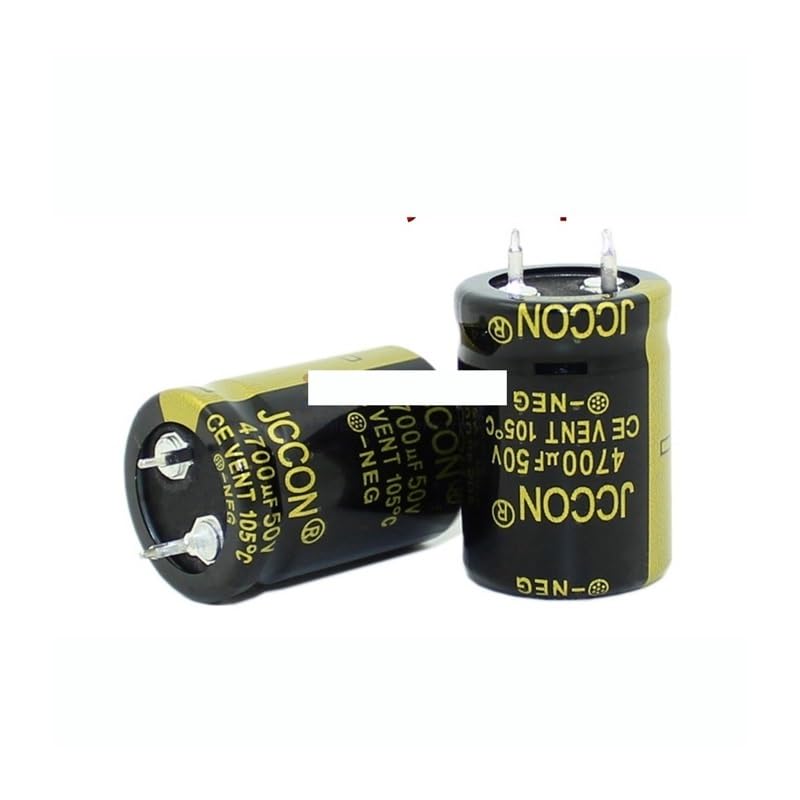 20pcs 22x30mm 4700uf 50v Black Audio Electrolytic Capacitor for Amplifier Low