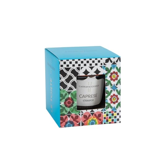 Cannavacciuolo | Torta Caprese Classica al Cioccolato con Farina di Mandorle e Cacao in Polvere, dolce napoletano goloso realizzato con tecnica della Vasocottura per esaltare sapori e profumi, 145 g