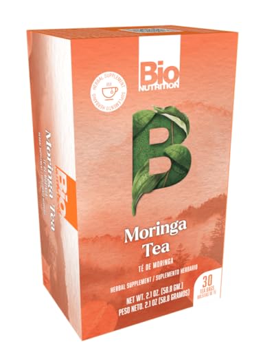 Bio Nutrition Moringa Tea Bags, 30 Count