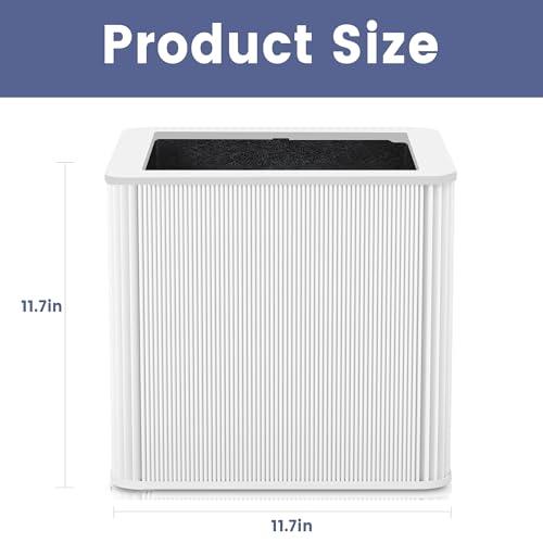 Image of (2 Pack)211+ Auto Replacement Filter Compatible with Blue Pure 211+ Air Purifier,2-in-1 H13 True Filter with Activated Carbon Filter