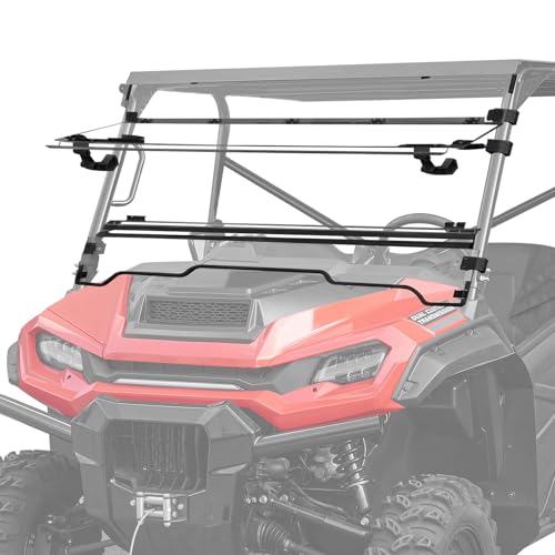 XUTVOTOR Flip Up Front Windshield for Honda Pioneer 1000 3P 5P 6P 2016-2026 by XUTVOTOR - Used condition - US$183.94