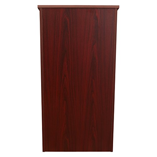 Oklahoma Sound 222-MY Full Floor Lectern, 23" Width x 46-1/2" Height x 16" Depth, Mahogany