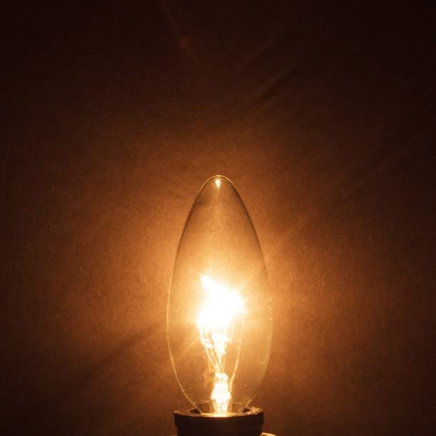 60W Incandescent Torpedo Tip Chandelier - 60W Equivalent Medium E26 Candelabra TipIncandescent Clear Dimmable Light Bulbs and Medium — view 4