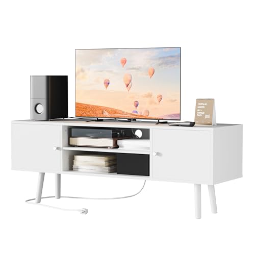 TV Schrank für bis zu 55 Zol, mit 2 Türen, 135 cm lang, Integrierte...