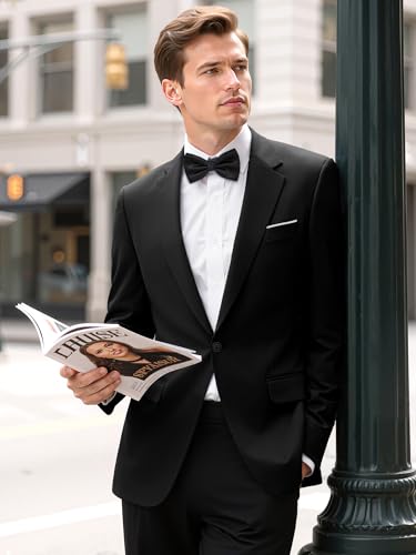 MAGE MALE Men's Suit Jacket One Button Elegant Solid Slim Fit Single Breasted Party Blazer Jacket4