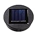 KZOBYD Solarleuchten Ersatz Top mit LED Leuchtmitteln Solarpanel Laterne Deckel Leuchten Ersatzoberteil Glühbirne Ersatzteil für Outdoor Hängelaternen DIY für LED Solarleuchten Garten Decor(8cm*1)