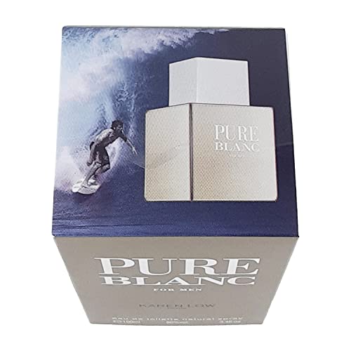 Karen Low Pure Blanc Eau De Toilette Spray For Men, 3.4 Ounce #TOP1
