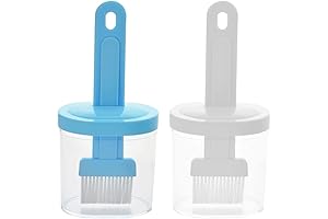 DOITOOL Brush Container: Culinary Condiment Dispenser Duo Pack