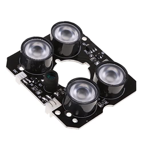 Image of CALANDIS 4Pcs Ir Led Spot Light 850Nm Infrared Board for CCTV Camera | 1 Piece 4pcs IR LED Board