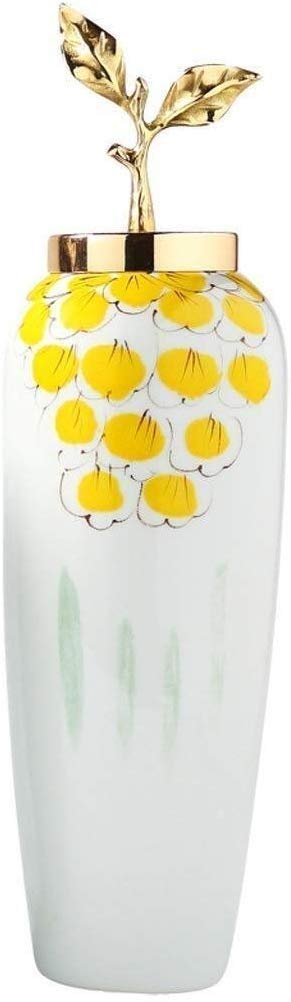 asdchZen Vase Bottle Ceramic Decoration Living Room Decoration Fake Flower,Small,Small