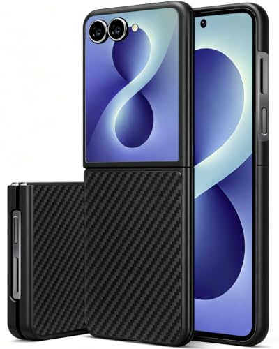 Image of for Samsung Galaxy Z Flip 8 Case Aramid Fiber Made, Magnetic Carbon Fiber