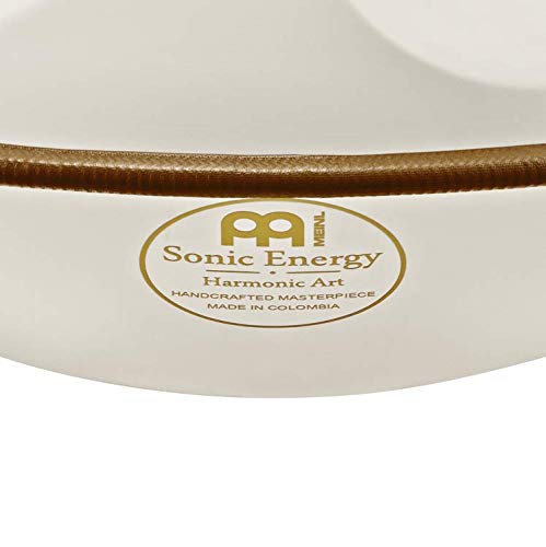 Handpan Drum con funda protectora y bolsa para terapia de sonido, meditación y yoga — Fabricado en Colombia — Acero de primera calidad para un tono puro, Blanco Jade (Escala D natural), garantía de 2 años miniatura 5