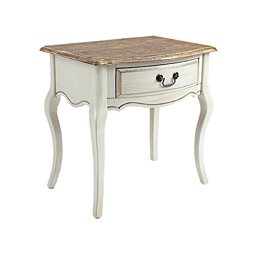 Amazon | アンティーク調 サイドテーブル W約55×D約40×H約54.5cm  