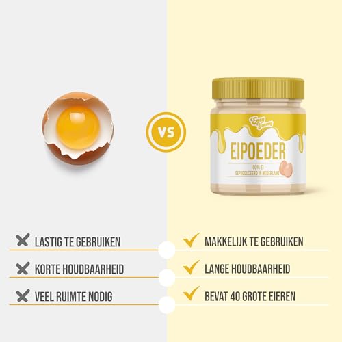 Easy Yummy Volleipulver (500g), 100% Volleipulver zum Kochen, Für Rührei, Omelett, Backzutat