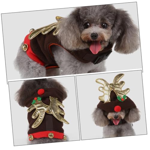 Disfraz navideño para perro Café Talla Medium miniatura 4