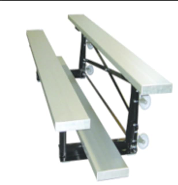 First Team FAN2-1FP-TNR-9 Indoor Tip-N-Roll Bleachers