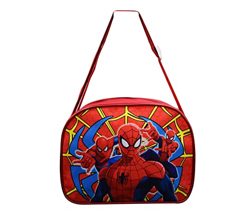 Image of Asera Polycotton Unisex Birthday Return Gifts Sling Bag /Picnic Bag Cartoon Theme Bags For Kids (Spiderman Set Of 6 Pcs), Multicolour