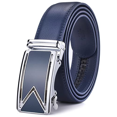 Ceinture cuir véritable hommes boucle automatique : le cadeau idéal marron noir