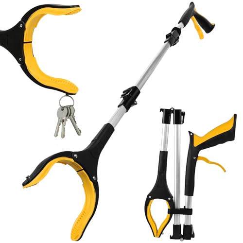 Adiwo Pinza Raccogli Oggetti, Magnetica Pinza Raccogli Rifiuti 91cm, Pinza