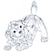 Swarovski Crystal Labrador Puppy Playing Figurine