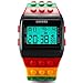 Shhors Rubber Digital Stopwatch Men's Ladies Sport Watch LED092