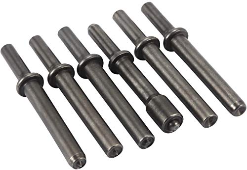 Dele TANGTANGD 7 Pcs Air Hammer Rivet Bit Set, Dele 0.401 Shank Smoothing Pneumatic Air Rivet Hammer Tools Kit thumb #2