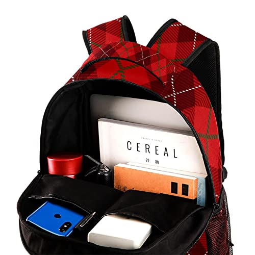 Sac à dos écossais Medium avec porte-bouteille, ergonomique et grand compartiment - 4