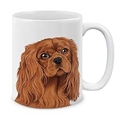 Cute Ruby Cavalier King Charles Spaniel Dog (S2)
