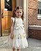 Toddler Girl Summer Dress Tulle Ruffle Sleeveless Baby Girl Fashion Casual Spring Dresses 1-5Y(White,1 Year)