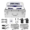 Veicomtech Dual Ionic Foot Bath Detox Machine, 2 in 1 Foot Detox Machine, Detox Foot Bath with LCD Display, Ionic Foot Spa for Two with Heating Belt and Wristband