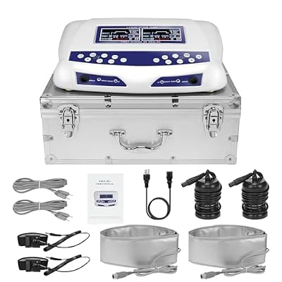 Veicomtech Dual Ionic Foot Bath Detox Machine, 2 in 1 Foot Detox Machine, Detox Foot Bath with LCD Display, Ionic Foot Spa for Two with Heating Belt and Wristband