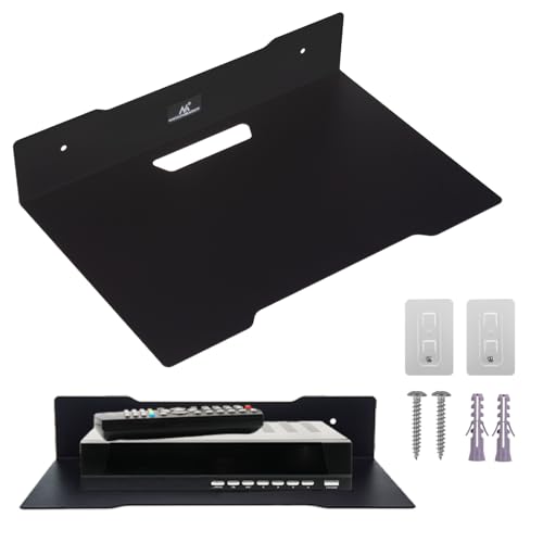 Maclean MC-122 Wandregal aus pulverbeschichtetem Stahl – Platzsparende...