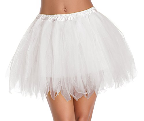v28 Women's Teen‘s 1950s Vintage Tutu Tulle Petticoat Ballet Bubble Skirt
