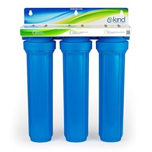 Kind Water Systems Whole House Water Filter and Salt-Free Softener Alternative Combo - High Performing Coconut Shell Carbon Block Filtration - For Homes with Up to 6 Bathrooms - Easy Installation