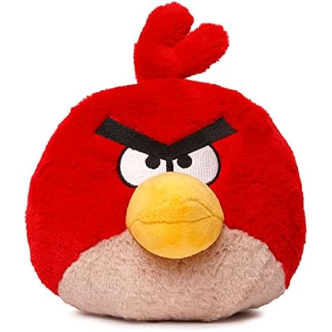 Mighty Mojo Angry Birds - Red - 8 Inch Collectible Plush Doll - Officially Licensed - Super Soft, Cuddly Doll for Kids and Adults - Original Series Cover