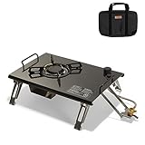 Naturehike Camping Stove, Stove with Adjustable Burners, Portable, Perfect for Camping & Hiking, Emergency Cooking Stove, Single BurnerHigh power, boil 1L of water in three minutes and 20 seconds