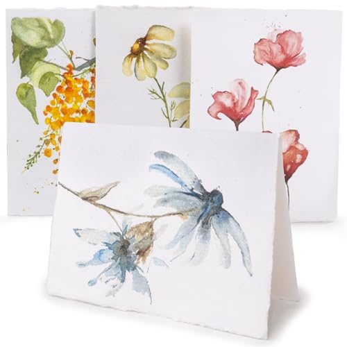Cartes de vœux vierges pour invitations de mariage et célébrations avec motifs floraux
