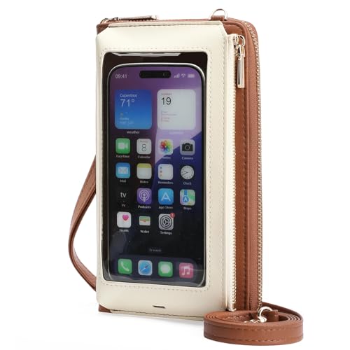 Image of GOIACII Phone Purse Crossbody Bags for Women Small Travel Wallet Touch Screen RFID Blocking