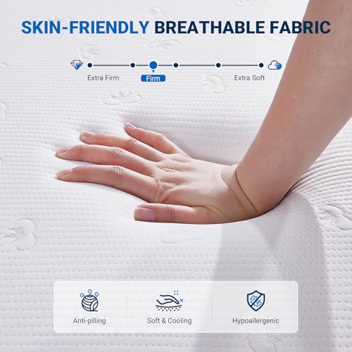 Avenco Queen Mattress, 14 Inch Queen Memory Foam Mattress in a Box for Refresh Sleep & Pressure Relief, CertiPUR-US Certified Medium Firm Mattresses