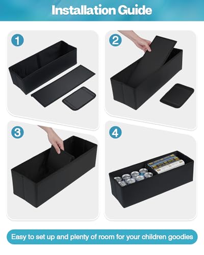 Image of Mixsuper Liner Car Seat Organizer for Kia Telluride 2026 2025 2024-2020, Console Organizer Backseat Box for Kia Telluride, Kids Toys Baby Supplies Dog Toy Box Storage Bin Travel Accessories