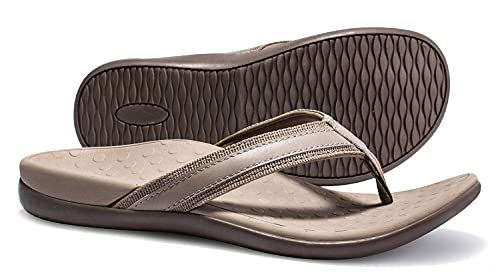 Image of LLSOARSS Plantar Fasciitis Feet Sandal with Arch Support - Best Orthotic flip Flops for Flat Feet,Heel Pain- for Women
