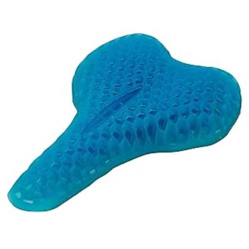 八寿商事2号店 バイクサドルクッション 青色の柔らかいジェルシリコンシート カバー付き サドルパッドカバー 自転車用汎用品 ナイロンジェルシリコン